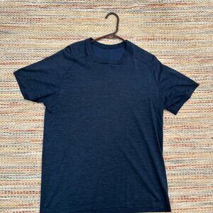 Lululemon Navy Blue Metal Vent Tee